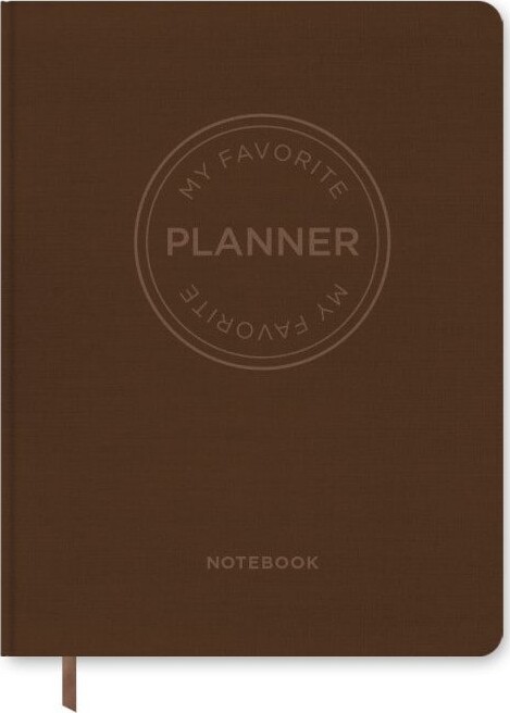 Billede af Notesbog - My Favorite Planner - Mørkebrun