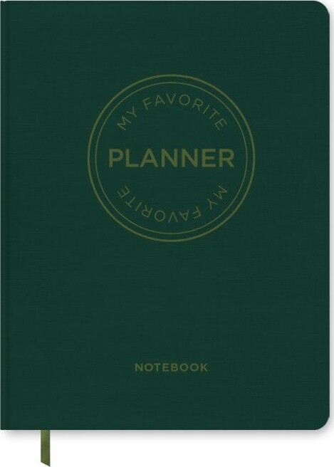 Notesbog - My Favorite Planner - Skovgrøn