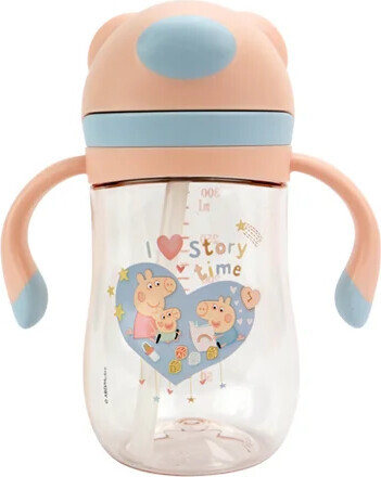 Nuby - Peppa Pig 1p Evie Straw Cup - Pink - 240 Ml
