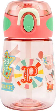 Nuby - Peppa Pig 2-in-1 Bottle - Pink - 400ml