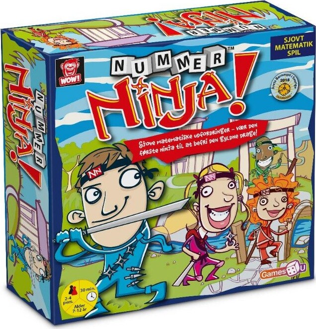 Nummer Ninja - Matematik Spil | Se og køb Gucca.dk
