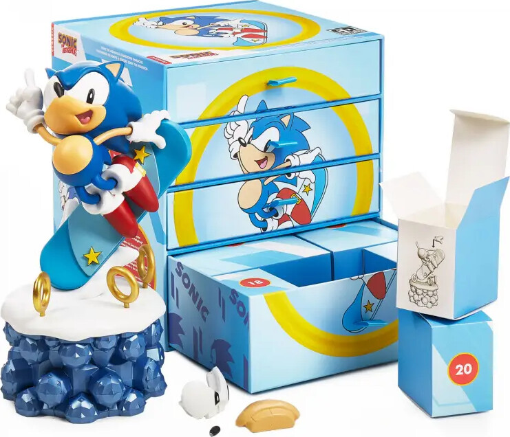 Numskull - Sonic Figur Julekalender - Med 24 Skuffer