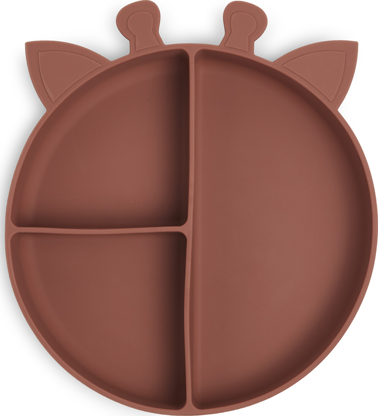 Nuuroo - Orla Ruminddelt Silikone Tallerken - Mahogany