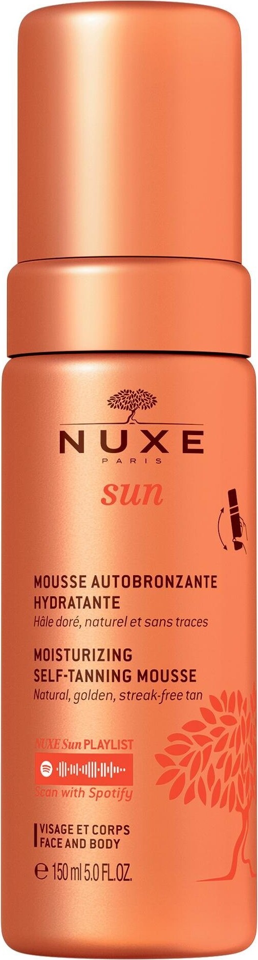 Nuxe Sun - Moisturizing Self-tanning Mousse 150 Ml