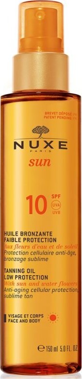 Billede af Nuxe Solcreme - Sun Tanning Oil Spf 10 - 150 Ml hos Gucca.dk