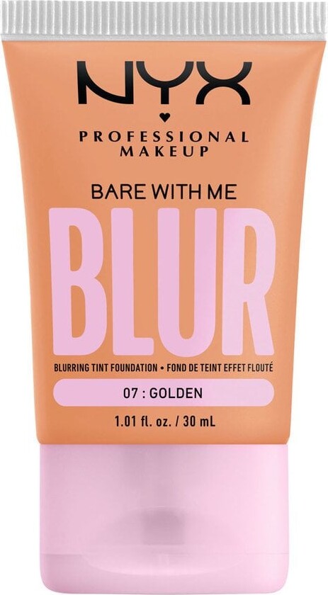Nyx - Bare With Me Blur Skin Tint Foundation - 07 Golden