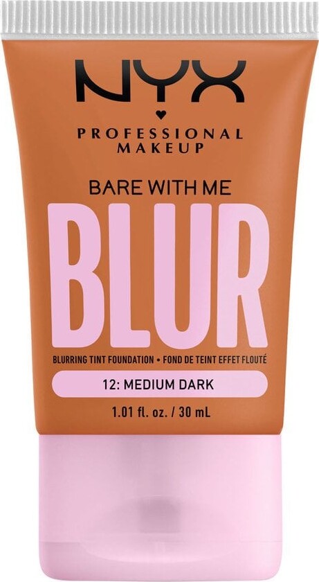 Nyx - Bare With Me Blur Skin Tint Foundation - 12 Medium Dark