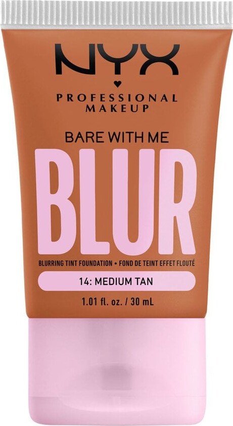 Nyx - Bare With Me Blur Skin Tint Foundation - 14 Medium Tan