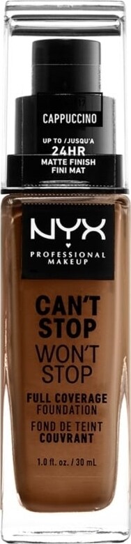 Nyx Professional Makeup - Can't Stop Won't Stop Foundation - Cappucino