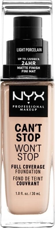 Nyx Professional Makeup - Can't Stop Won't Stop Foundation - Light Porcelain