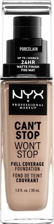 Nyx Professional Makeup - Can't Stop Won't Stop Foundation - Porcelain