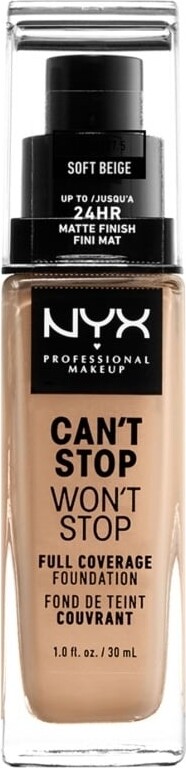 Nyx Professional Makeup - Can't Stop Won't Stop Foundation - Soft Beige