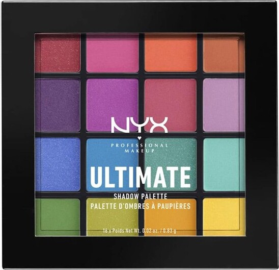 Nyx Professional Makeup - øjenskygge Palette - Brights
