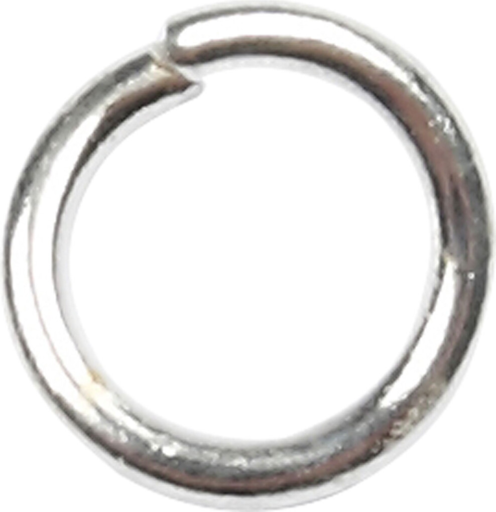 Billede af O-ring - Str. 4,4 Mm - Tykkelse 0,7 Mm - Forsølvet - 500 Stk.