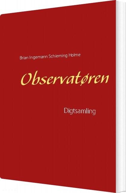 Billede af Observatøren - Brian Ingemann Schierning Holme - Bog