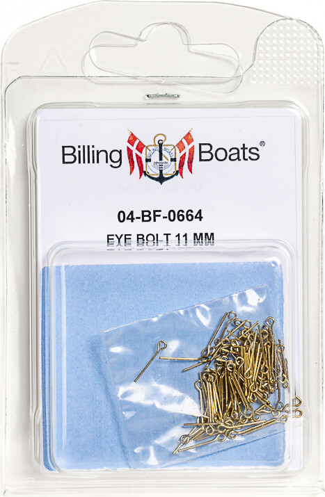 Billing Boats Fittings - øjebolt - 11 Mm - 100 Stk