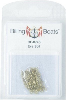 Billing Boats Fittings - øjebolt - 13 Mm - 100 Stk