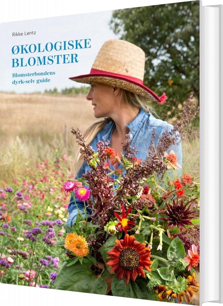 økologiske Blomster - Rikke Lentz - Bog