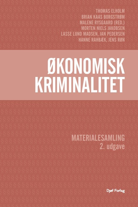 økonomisk Kriminalitet - Thomas Elholm - Bog