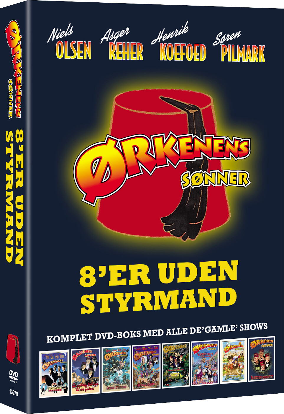 ørkenens Sønner - 8'er Uden Styrmand - Boks - DVD - Film