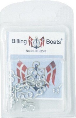 Billede af Billing Boats Fittings - øsken - 13 Mm - 20 Stk