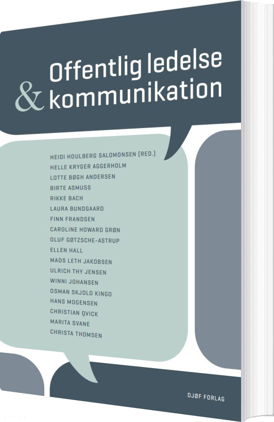 Offentlig Ledelse Og Kommunikation - Winni Johansen - Bog