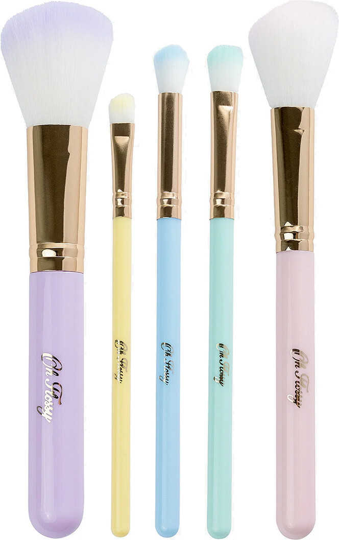 Oh Flossy - 5 Stk Rainbow Make-up Børster