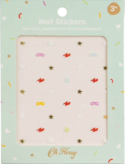 Oh Flossy - Neglestickers - Superhero