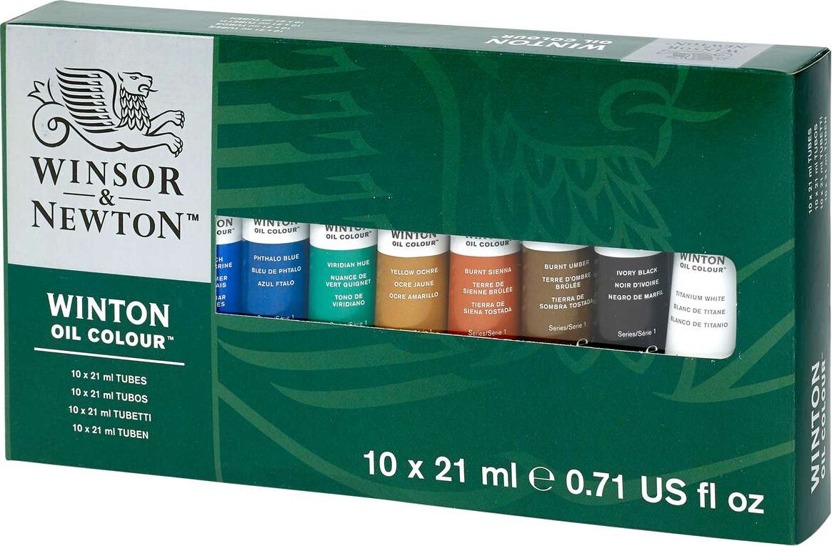 Billede af Winsor & Newton - Winton Oil Colour - Oliemaling Sæt - 10x21 Ml