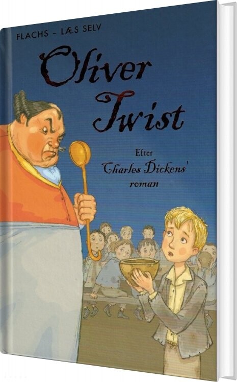 Billede af Oliver Twist - Flachs Læs Selv - Charles Dickens - Bog hos Gucca.dk