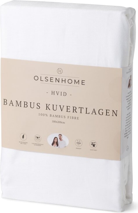 Olsen Home - Bambus Kuvertlagen - 180x200 Cm