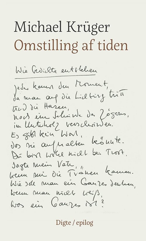Billede af Omstilling Af Tiden - Michael Krüger - Bog
