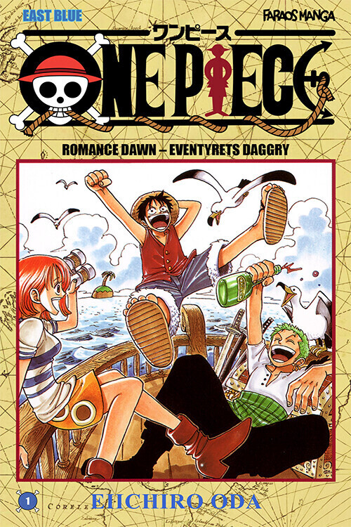 One Piece 1 (sampakke: Kolli A 4 Stk.) - Eiichiro Oda - Bog