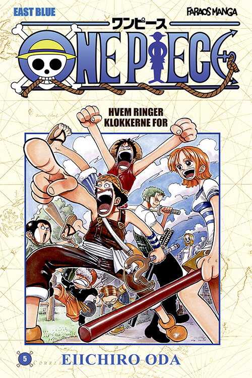 One Piece 5 (sampakke: Kolli A 4 Stk.) - Eiichiro Oda - Bog