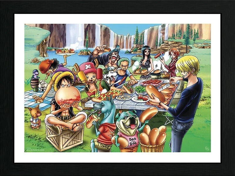 GB Eye - One Piece - Hot Dog Party - Framed Print - Billede