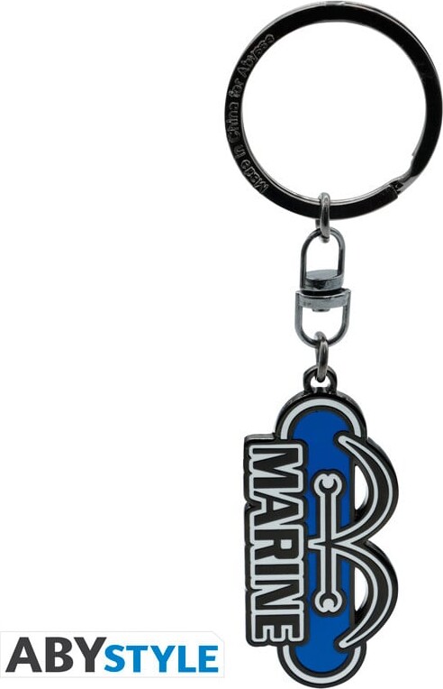 One Piece - Marine Keychains X4