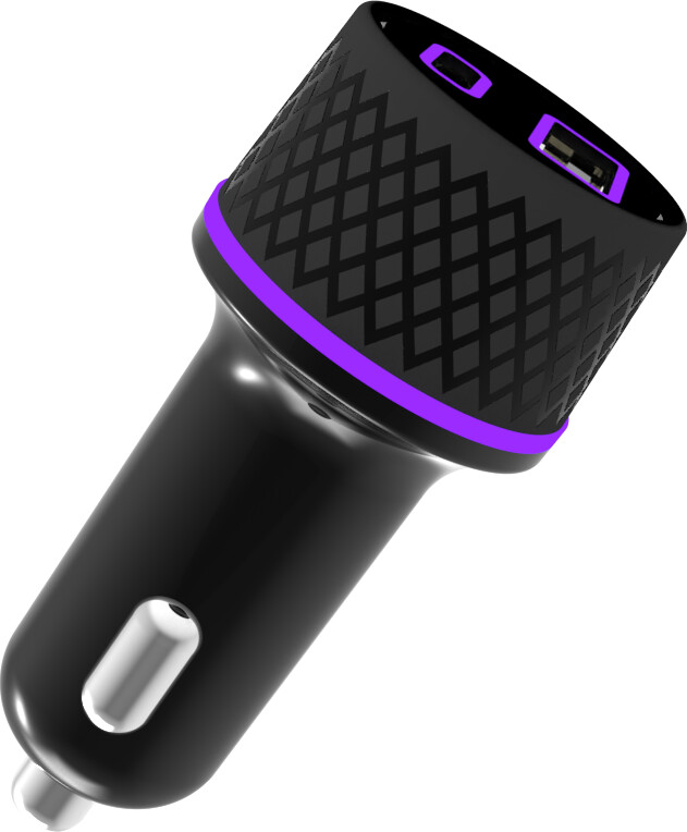 Oniverse Cable Car Charger Adaptor 60w, 1.5 M - Black