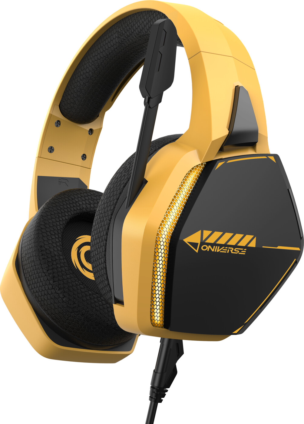 Oniverse Gaming Headset Nebula - Solarfire Yellow Konsol Tilbehør - GEEKD.dk