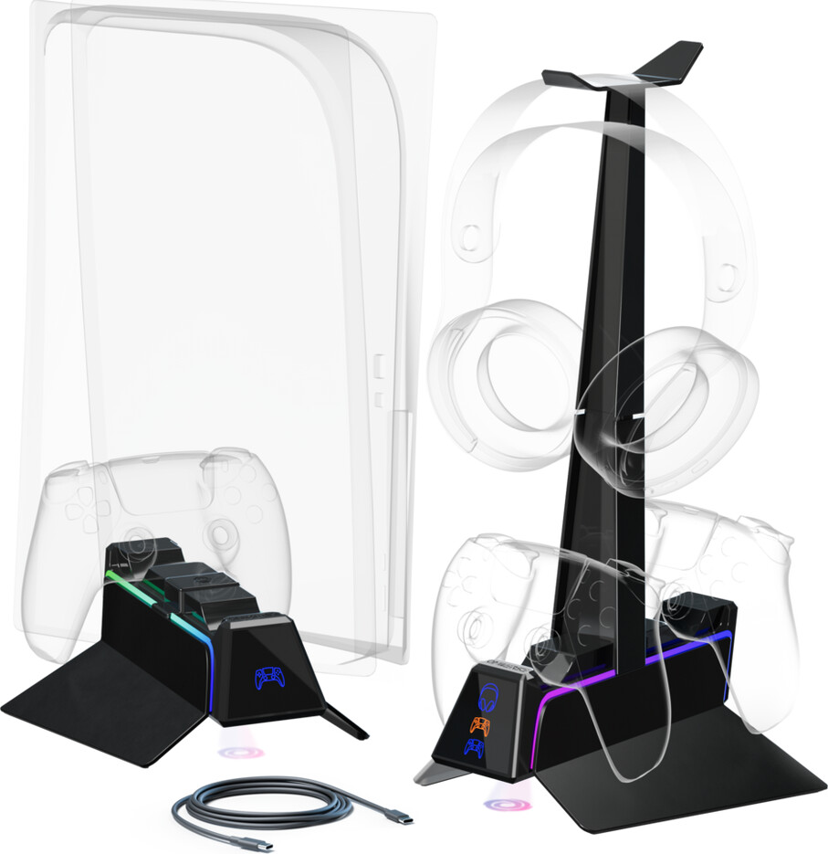 Oniverse Ps5 Fast Charging Station - Black