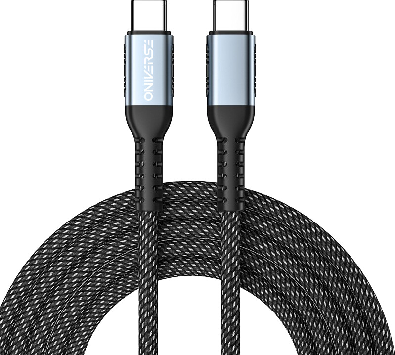 Oniverse Usb-c To Usb-c 100w Fast Charging Cable, 2 M - Black