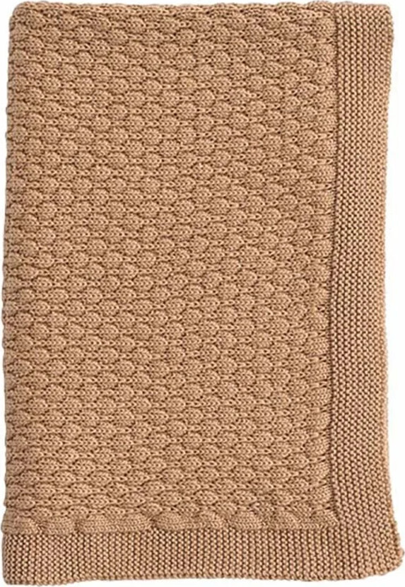 Ooh Noo - Babytæppe - Karamelfarvede Bobler - 75x95 Cm