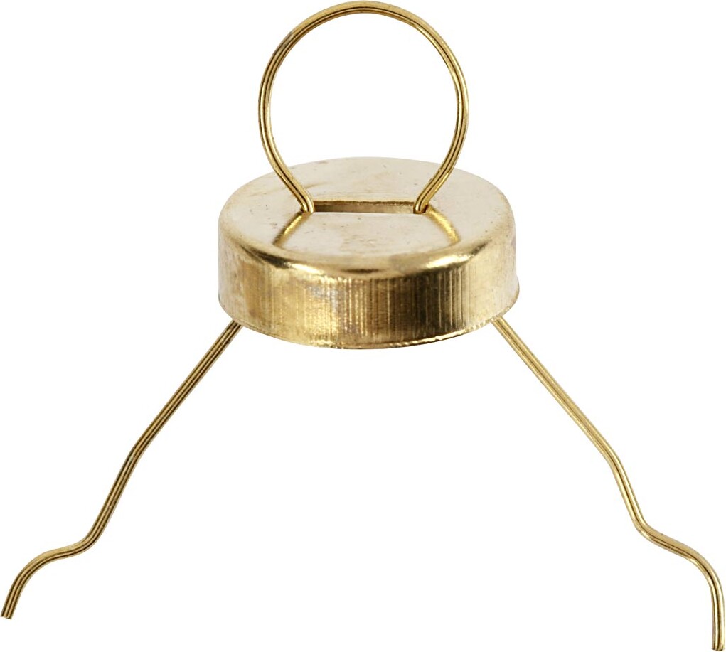 Ophæng - ø 13 Mm - Hulstr. 5 Mm - Guld - 25 Stk. billede