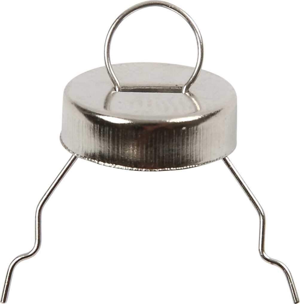 Ophæng - ø 13 Mm - Hulstr. 5 Mm - Sølv - 25 Stk. billede