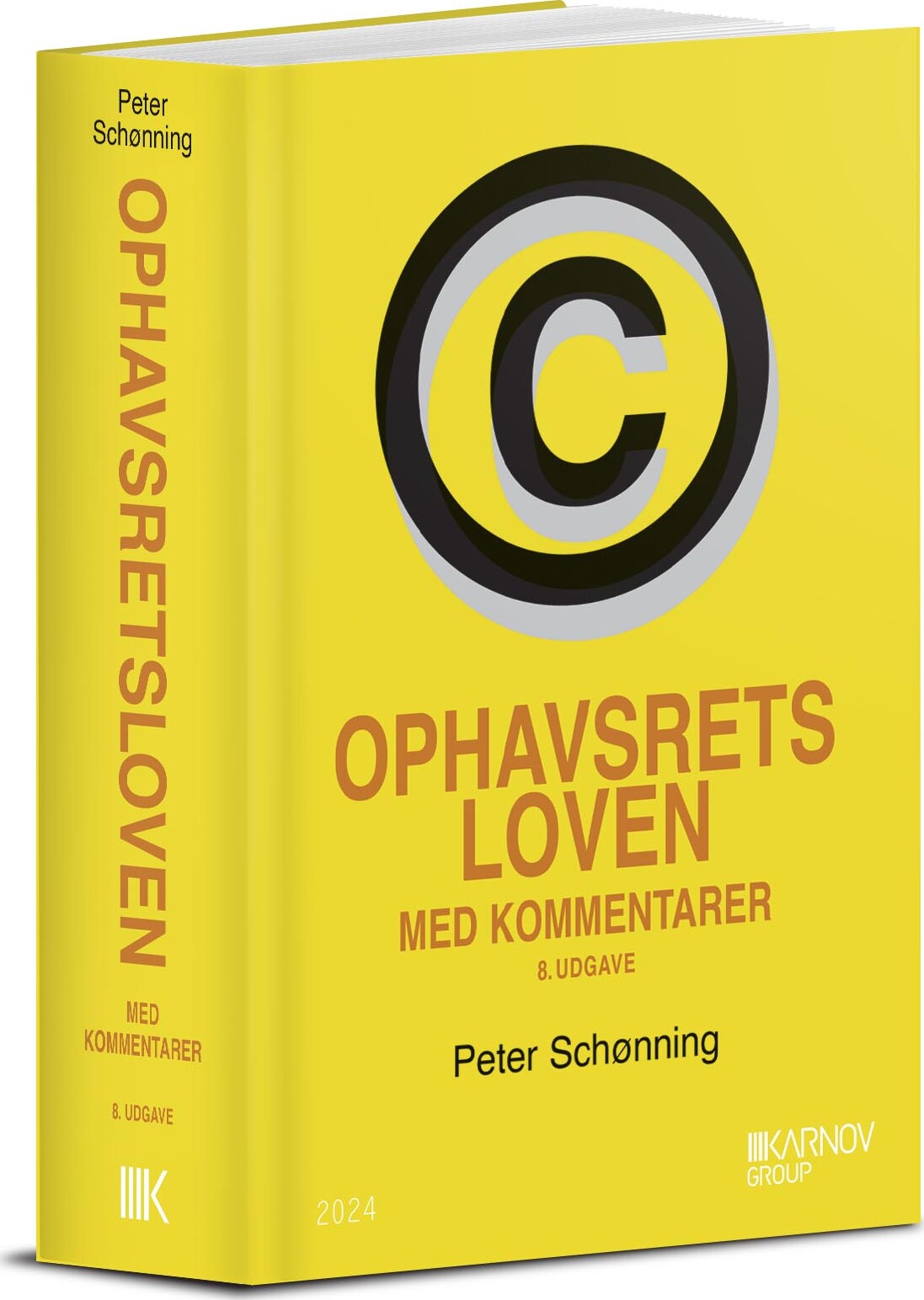 Ophavsretsloven Med Kommentarer - Peter Schønning - Bog