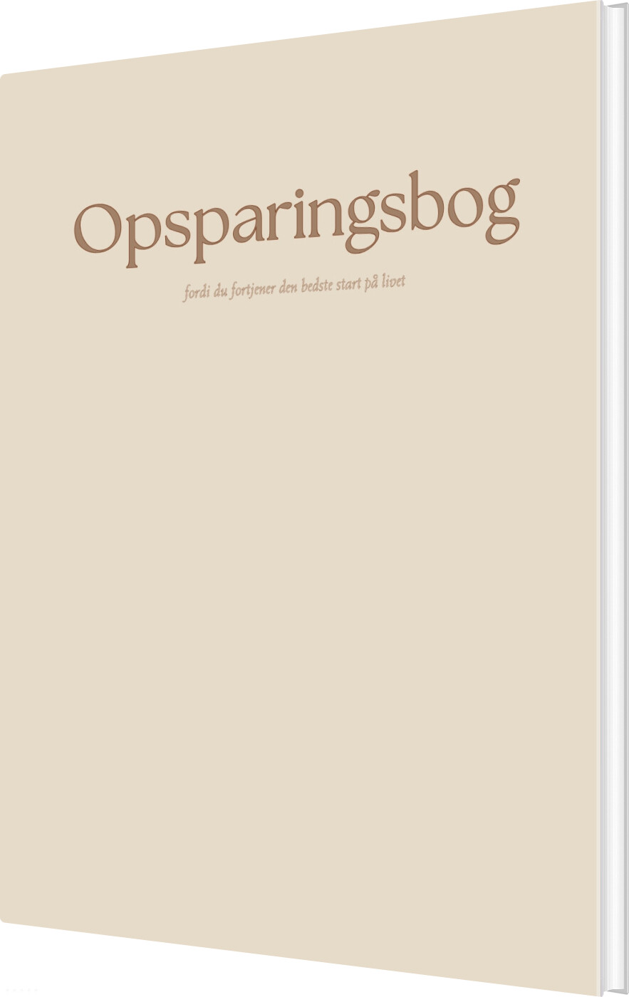 Opsparingsbog - Michelle Elisabeth Ulrichsen - Bog
