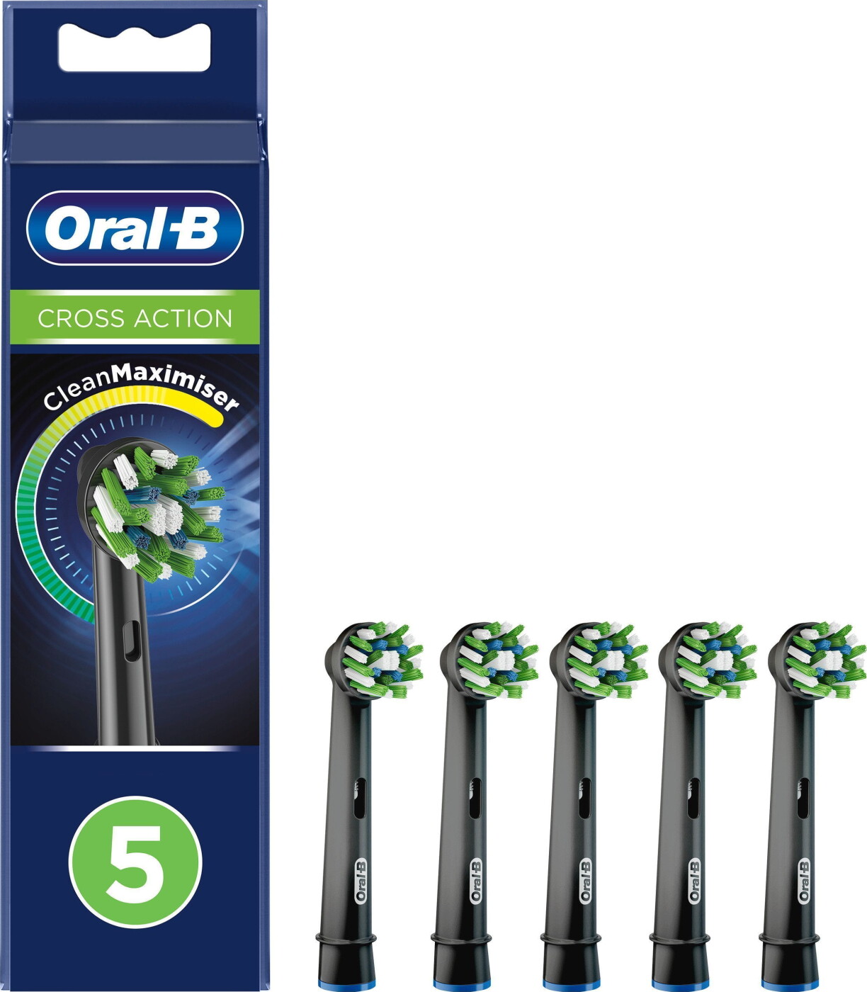 Se Oral-B børstehoveder - CrossAction - 5 stk. hos Gucca.dk