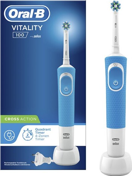 Oral-b - Vitality 100 Cross Action Elektrisk Tandbørste - Blå