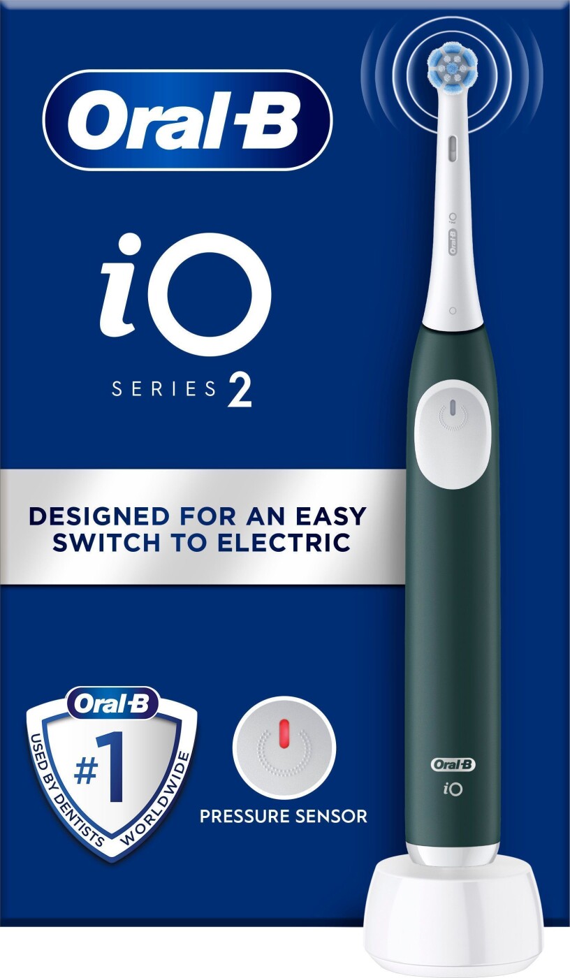 Oral B - Io 2 Elektrisk Tandbørste - Forest Green