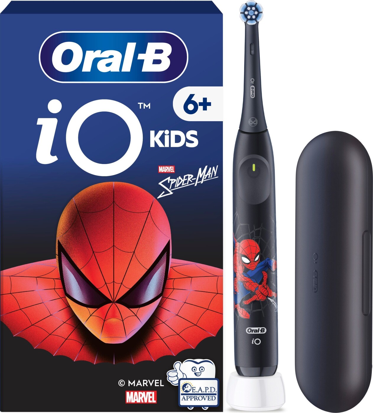 Oral B - Io 6+ Kids Marvel Spider-man Electric Tandbørste - Black