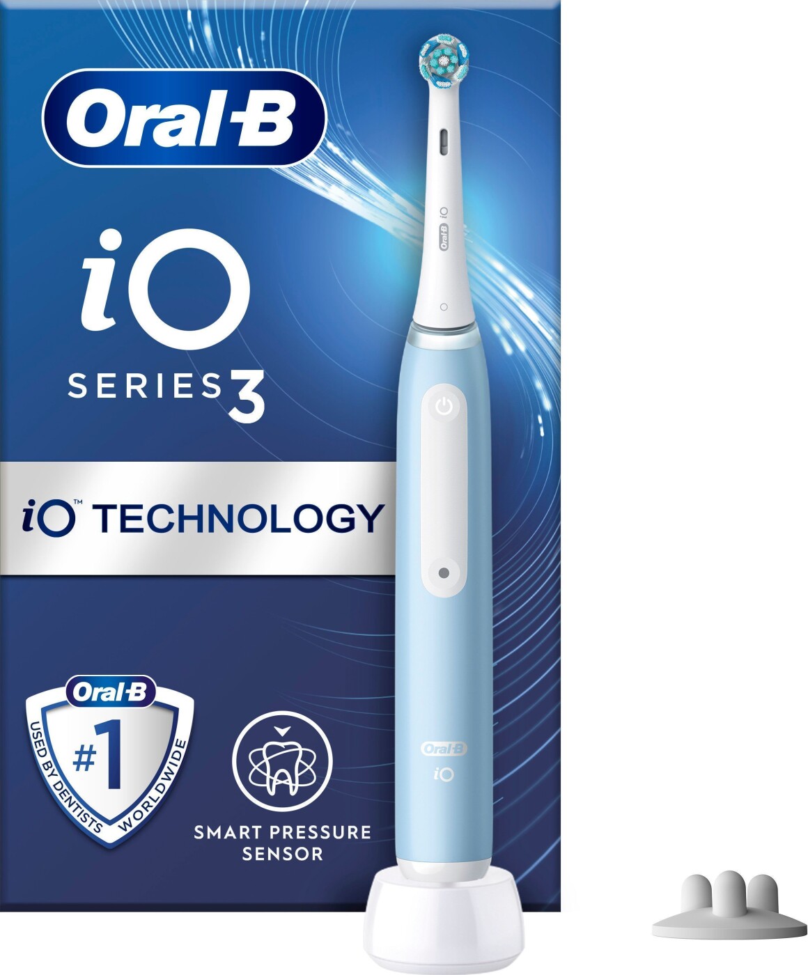 Oral-b - Io3s Isblå Elektrisk Tandbørste
